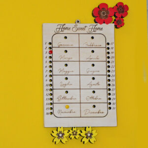 Calendario da muro 3d